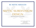 Septic Subdivision design working with surveyors to find the lot lines and place homes and wells to reduce future costs
