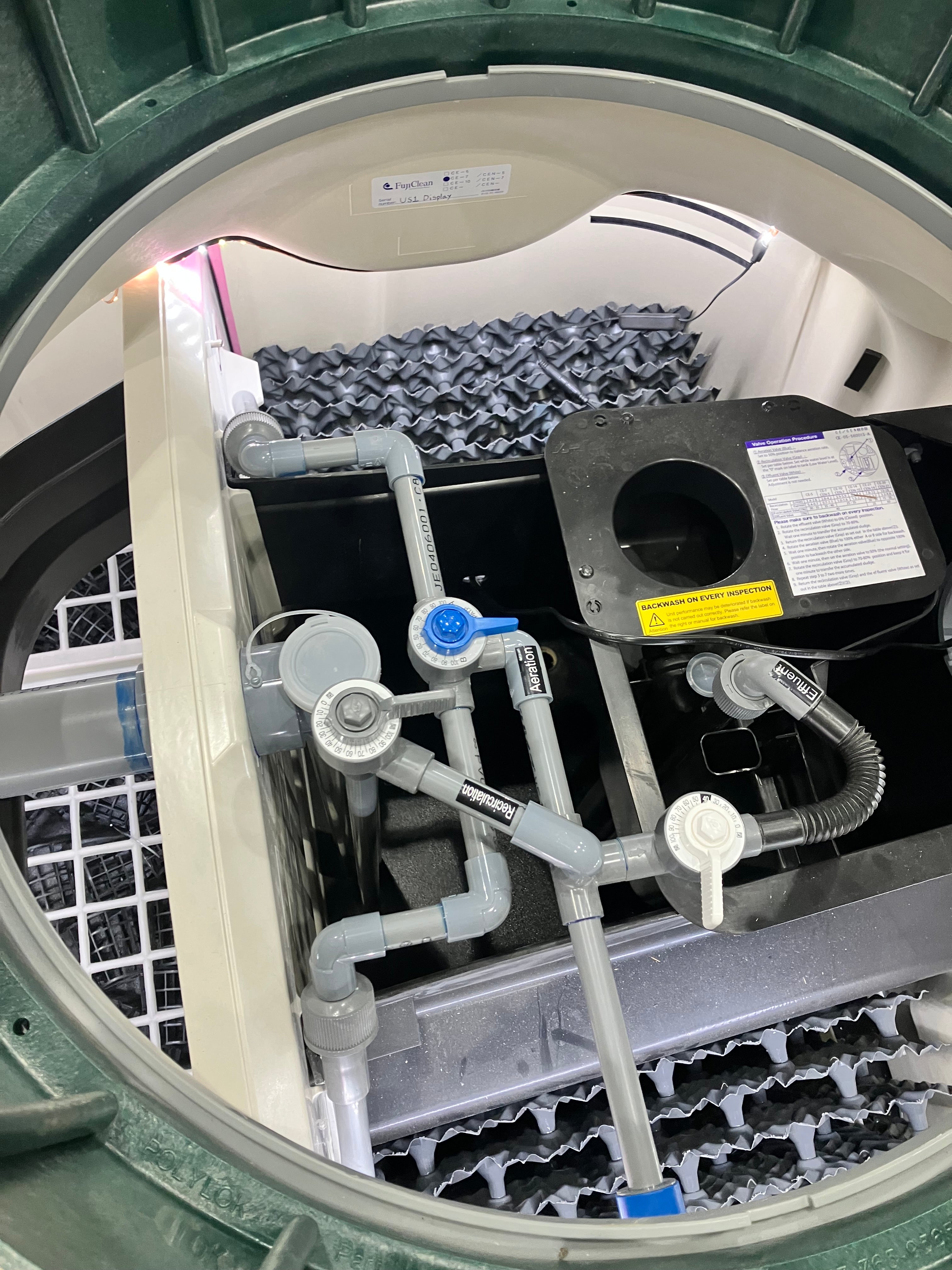 Fuji Clean Sewage Treatment System internals