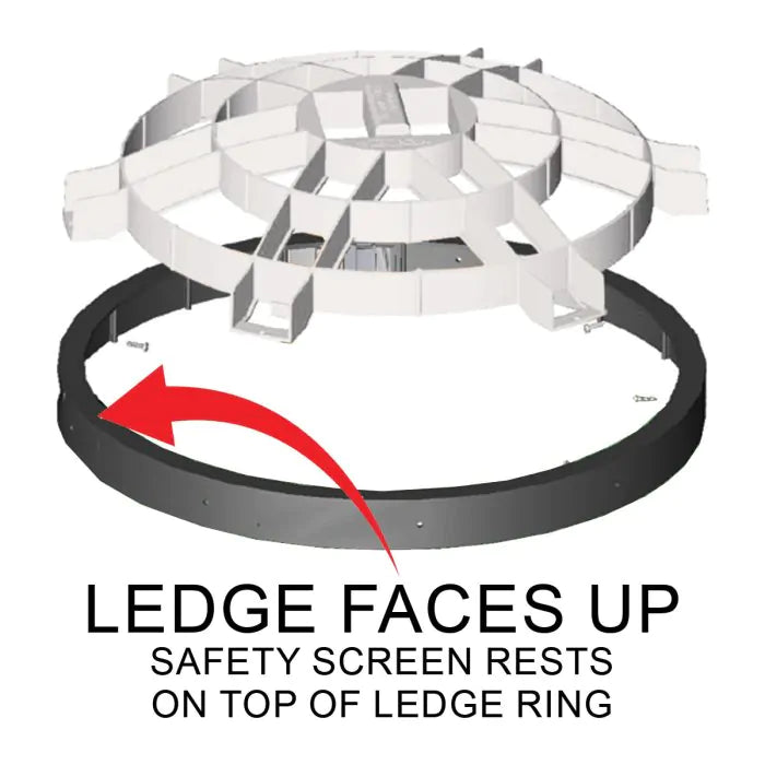 Universal Safety Insert for 24" PVC Ribbed Pipe