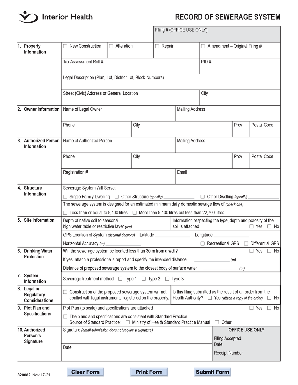 Septic System Design