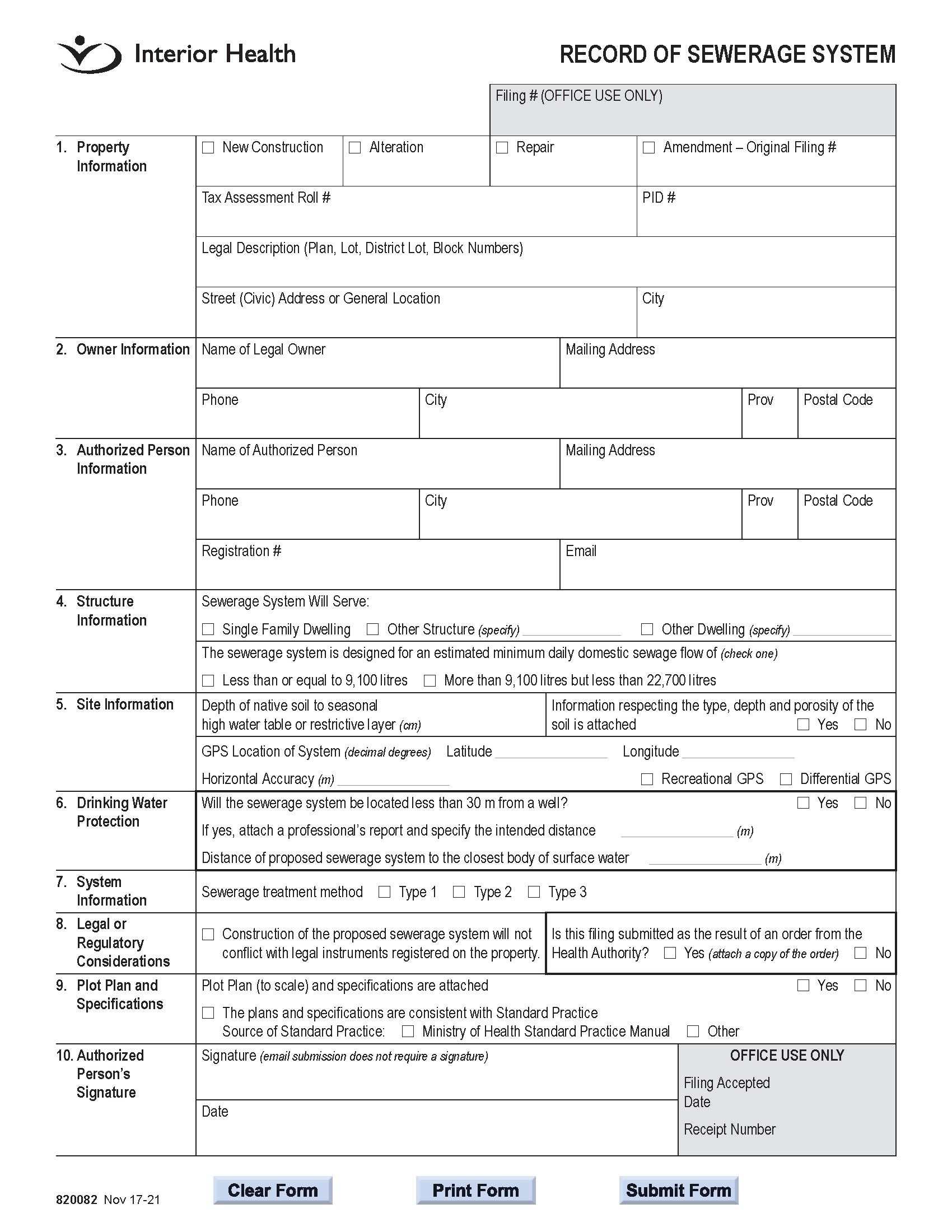 Septic System Design