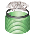 Universal Safety Insert for 24" PVC Ribbed Pipe